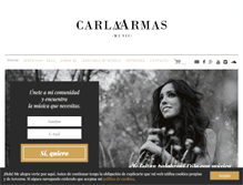 Tablet Screenshot of carlaarmas.com